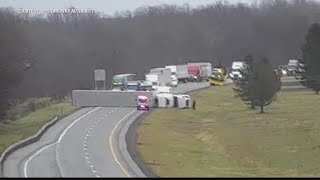 Empty truck ban in place on NYS Thruway due to high winds