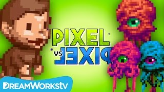 Monkeys vs Aliens | PIXEL VS PIXEL