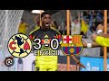 America VS Barcelona 3-0 E Fotball⚽️🏆
