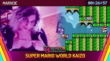 Super Mario World Kaizo by Marxcie in 26:57 - Disability and Neurodivergence Celebration 2025