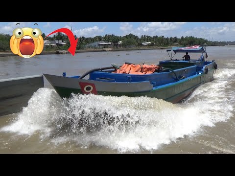 Video Vượt cống ngược dòng chảy mạnh sà lan tăng tốc khủng.! - youtube