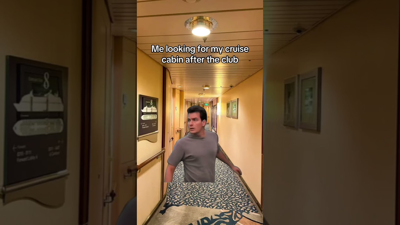 Looking for my cruise cabin after the club