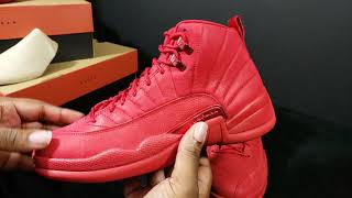 jordan retro 12 red suede