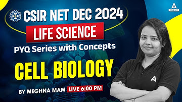 CSIR NET DEC 2024 Life Science PYQ Series with Concepts Cell Biology By Meghna Mam