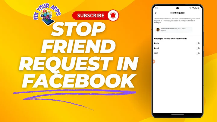 How to Stop Friend Request in Facebook