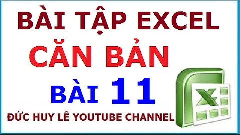 Bài tập Excel cơ bản 11: Kết quả cuộc thi chạy Việt Dã