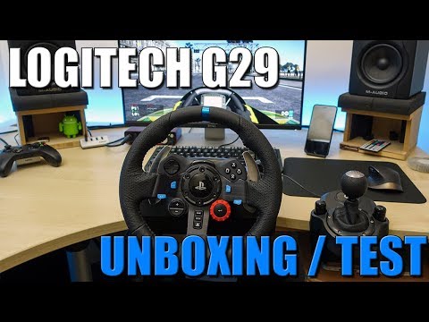 LOGITECH G29 : UN VOLANT POUR PS4 - Unboxing + Test [FR] 