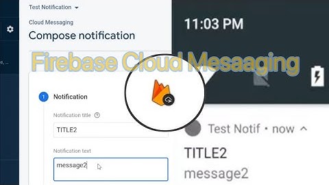 How admins send push notifications to users from remote using Firebase Cloud Messaging. #SKETCHWARE