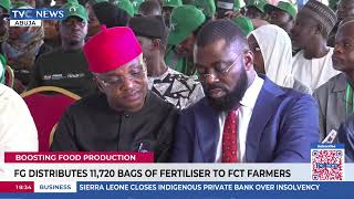 FG Distributes 11,720 Bags Of Fertilizer To FCT Farmers