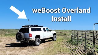 Installing a Cellular Booster on my Truck Camper / weBoost Drive Reach Overland