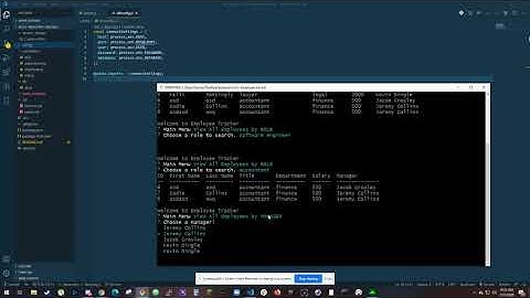12. SQL Challenge: Employee Tracker