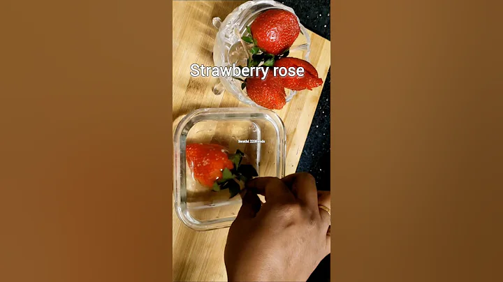 Caramelized strawberry Rose's#shortsviral #shorts#thanglu#valentinesday special👍subscribers#roseday