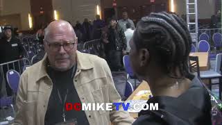 Top Rank Carl Moretti MEETS Scooter Davis In Baltimore after his win over Garcia on Jeter Card