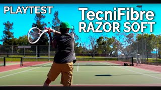 🎾First play test withTecnifibre Razor Soft strings on a T-Fight ISO 305 Racquet Daniil Medvedev