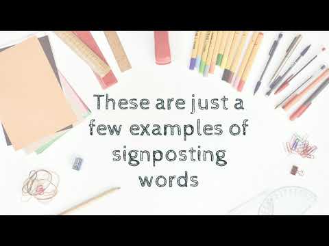 Academic Writing: Signposting