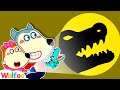 Shadow Puppets or Monster in the Dark? - Yes Yes Be Brave, Lucy! | Wolfoo Family Kids Cartoon