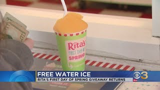 Ritas Italian Ice Giving Away Free Water Ice To Celebrate First Day Of Spring
