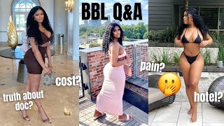 BBL Q&amp;A: COST, DOCTOR, PAIN, &amp; MORE| 3 month update 🍑