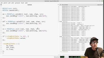 [TidalClub] Lesson 6.4 - MIDI input