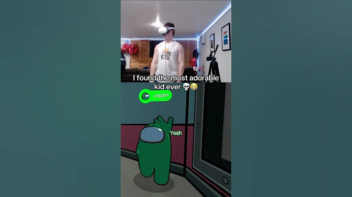 The Most Adorable Among Us VR Player Ever