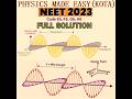 Imp for-2026; Neet-2023 code E6-F6-G6-H6 solved paper; kepler's law of motion; electromagnetic waves
