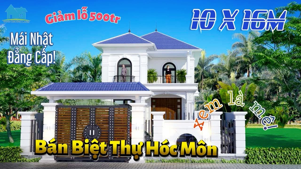 🍀Xem là thích ngay! Bán biệt thự mái Nhật Hóc Môn – Tặng full nội thất , giá siêu tốt! Giảm 500tr