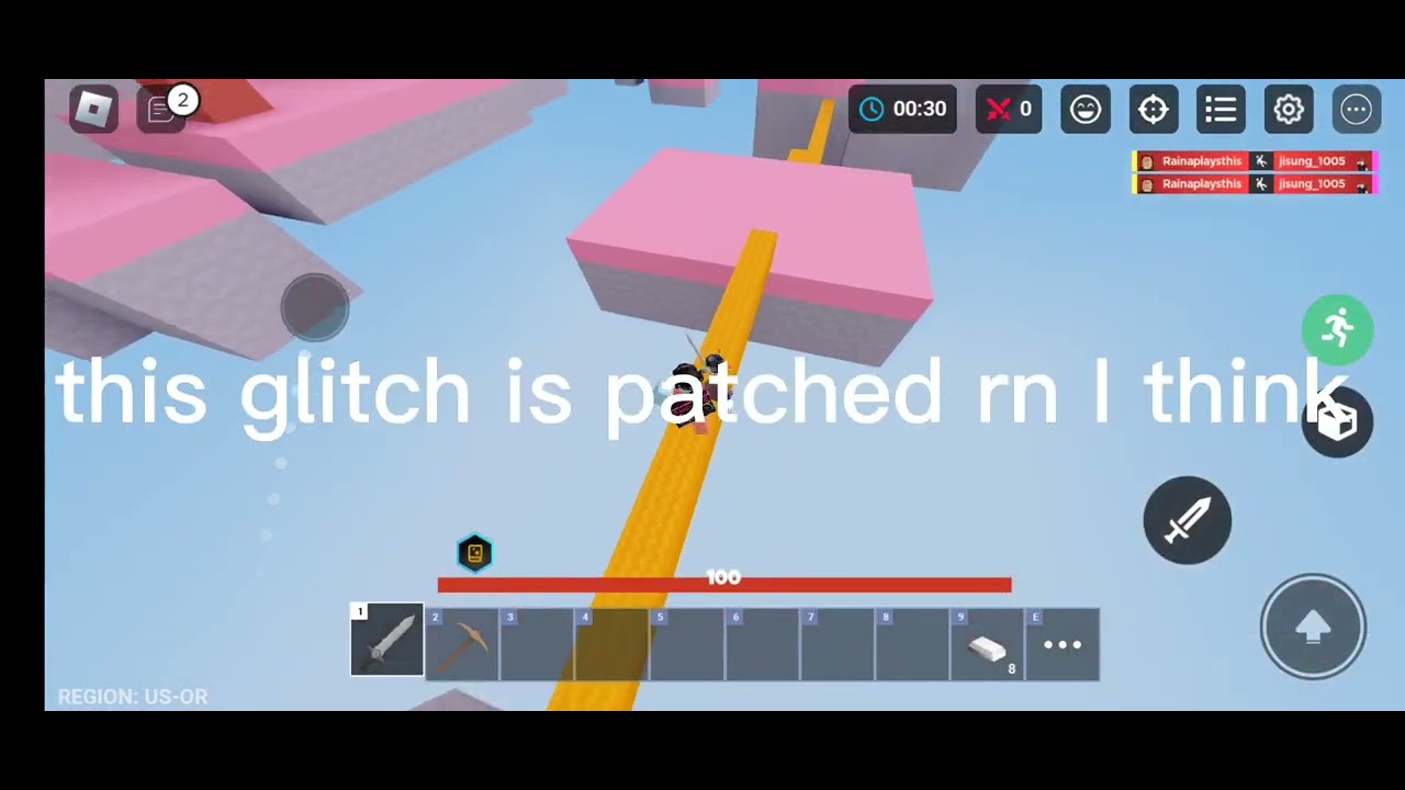 OP BEDWARS GLITCH (PATCHED PROBABLY) Roblox Bedwars - YouTube