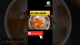 Ramzan special fried chicken Kfc style Fried chicken shortsnonvegramdanrecipesviral