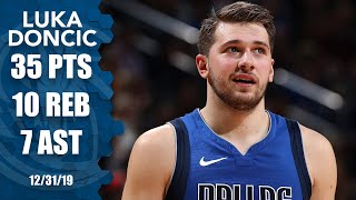 Luka Doncic scores 35 in Mavericks vs. Thunder | 2019-20 NBA Highlights