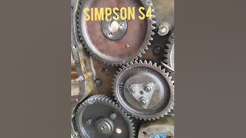 Simpson S4- How to do gear timing.