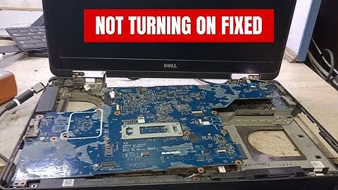 Dell latitude E5540 Not Turning on Solution - Dell laptop Not Turning on Power Button light blinking