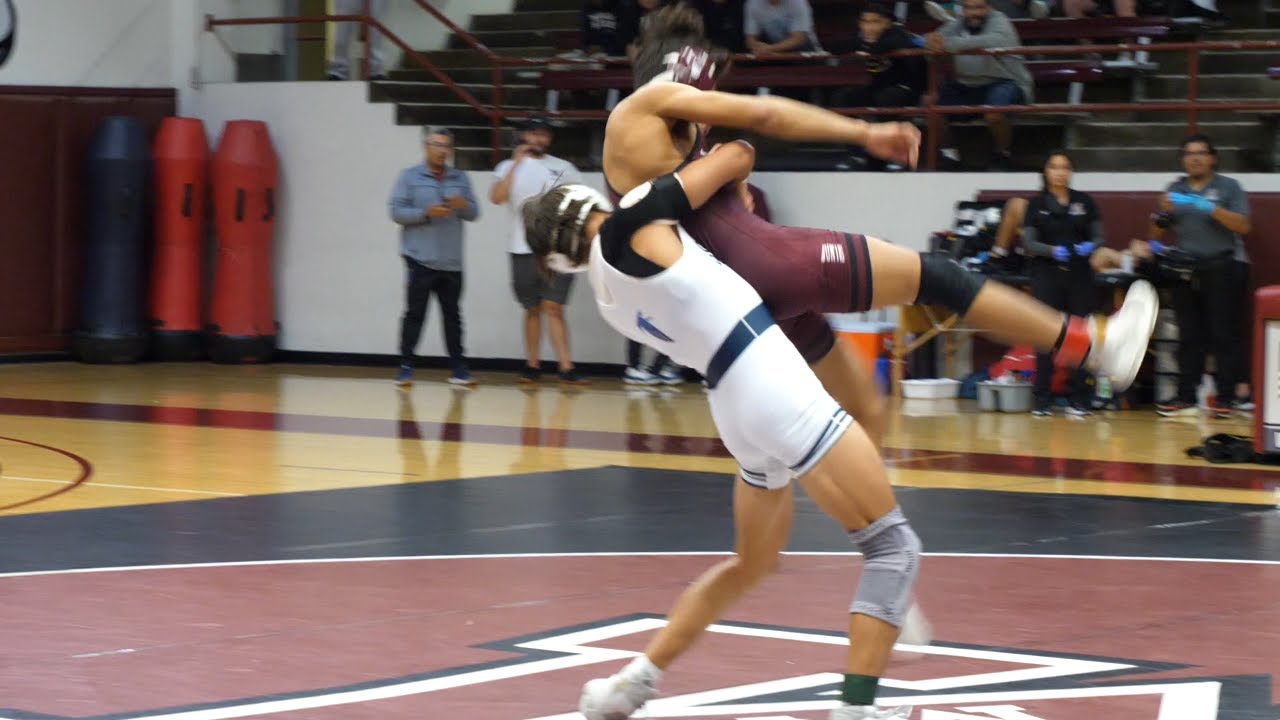 2022 Cerritos College Wrestling vs Mt SAC Dual Highlights (Part 1)