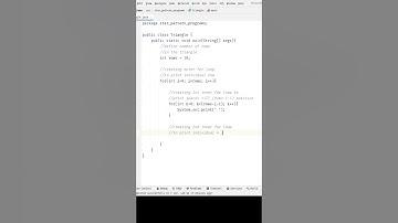 PRINT STAR TRIANGLE (RIGHT ALIGNED) PATTERN || JAVA #coding