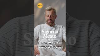 Kod nas se ne ceni obrazovanje, već školovanje