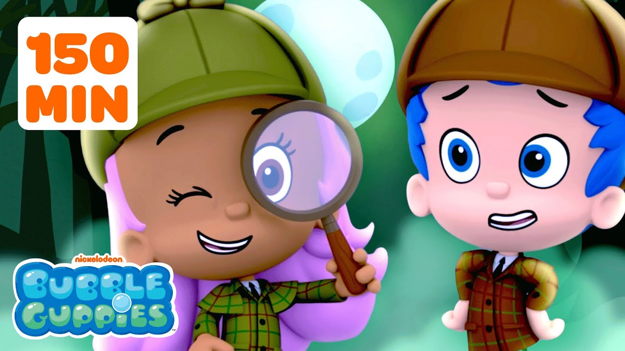 Detective Molly & Gil Save Halloween Nonny's Pretend Storytime | 2.5 Hours | Bubble Guppies