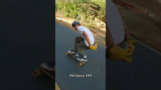 FPV DRONE CHASE LONGBOARD SKATE    #dji  #djio4  #longboard  #skateboarding  #betaflight