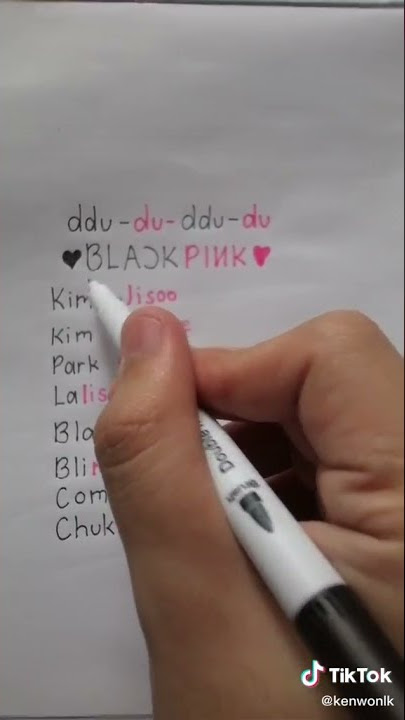 lirik lagu blackpink yang sebenarnya😍🖤💗❤