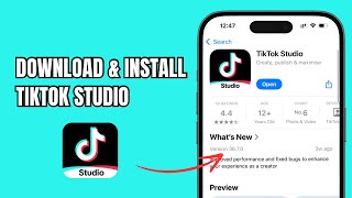 How to Download & Install TikTok Studio?