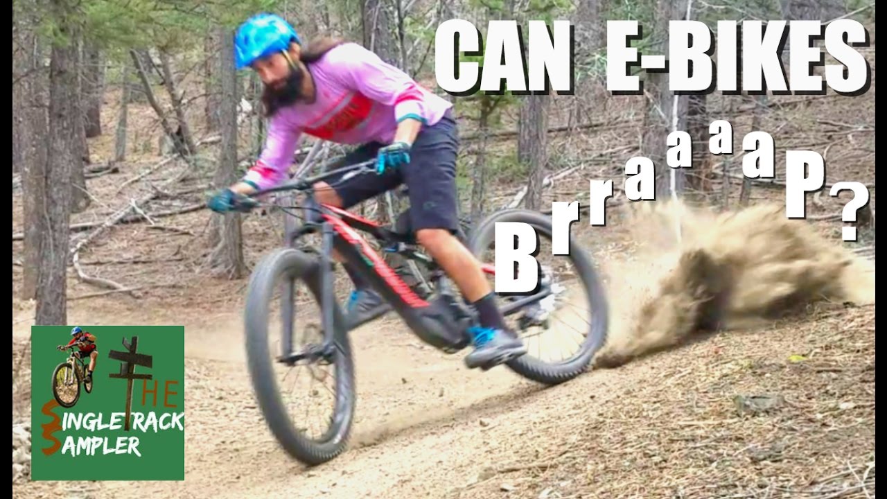 Singletrack Sampler CAN E-BIKES BRAP? MTB test ride Specialized Levo and Trek Powerfly 8 E ...
