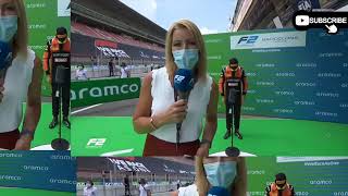 F2 2020 Spanish GP Race Mick Schumacher Interview and others. F1 Guide