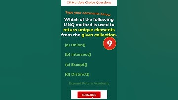 C# Multiple Choice Question #032 - Expand Future Academy #Shorts #CSharp #Dotnet #Programming