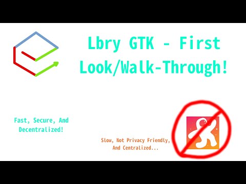 First Look At Lbry GTK Desktop Client (Windows)