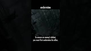 undermine — The Elder Scrolls V: Skyrim dialogue scene