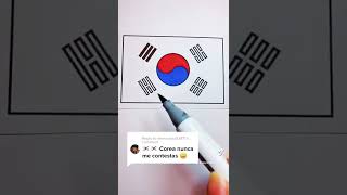 #southkorea #flag #coloring #satisfying #shorts #fypシ