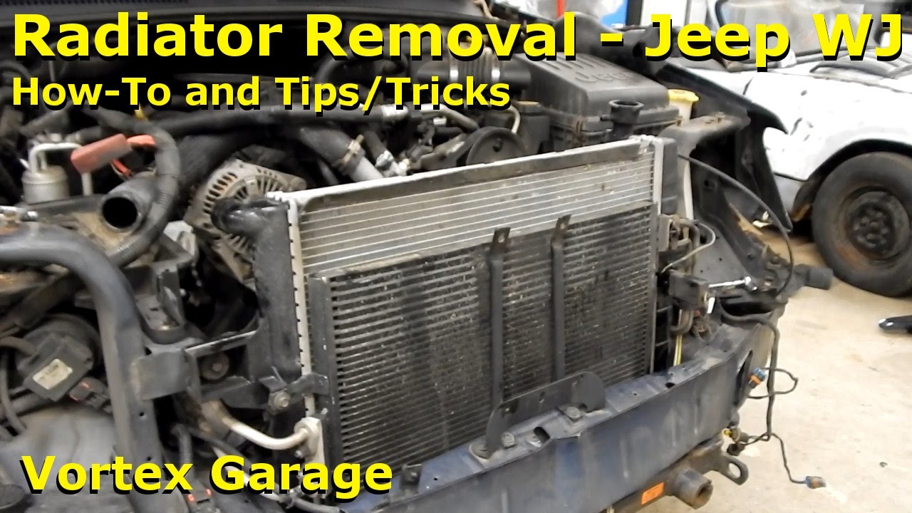 How to Remove the Radiator on a Jeep WJ Grand Cherokee & Tips! - Vortex