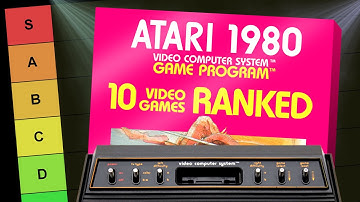 Atari 1980 ULTIMATE Atari 2600 Tier List - ALL 