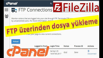 Filezilla ile FTP üzerinden dosya yükleme, FTP hesabı açma