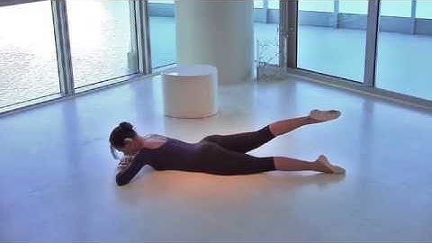 StepFlix Ballet Fit technique, class 12: Battement Lent Divisé Stomach technique