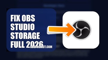 How To Fix OBS Studio Storage Full 2026