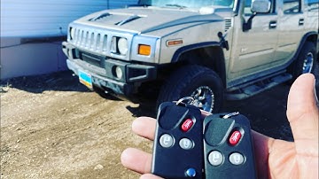 Hummer H2 Key Upgrade Key FOB
